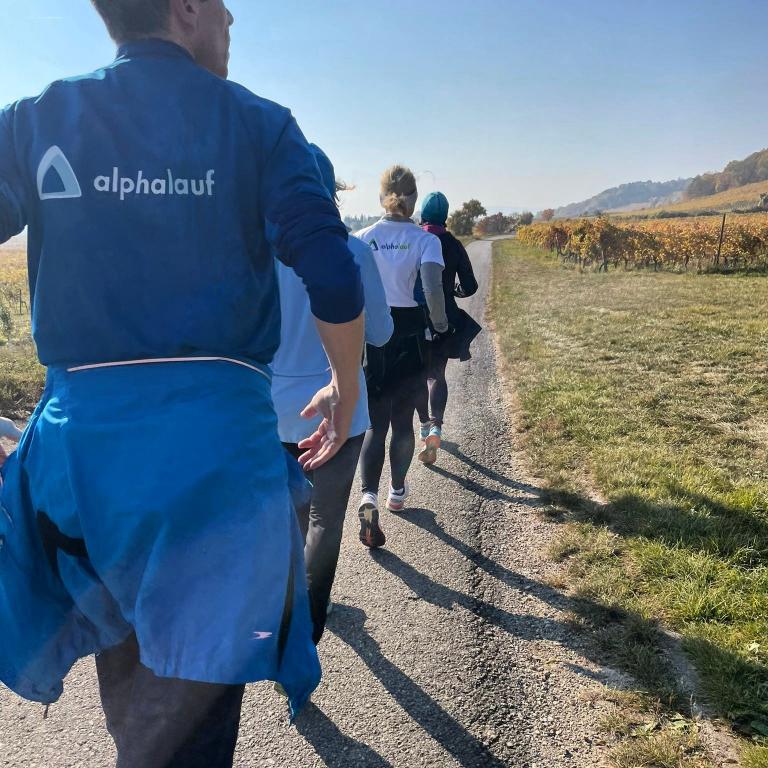 Alphalauf zum Kopf frei bekommen